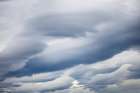 Lenticular clouds, Lake Clark National Park and preserve, Alaska Art Print